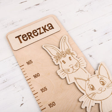 Miarka dziecięca na ścianę - Farma