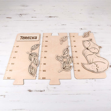 Miarka dziecięca na ścianę - Lis