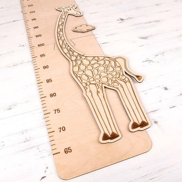 Miarka dziecięca na ścianę - Żyrafa