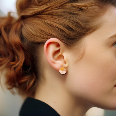 Drewniane kolczyki HOORAY Amarillo