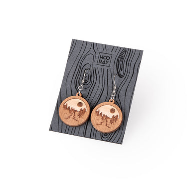 Drewniane kolczyki HOORAY Viaggio