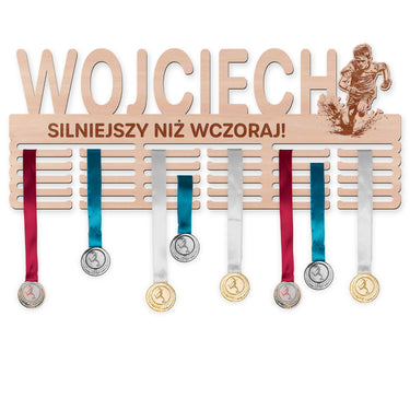 Wieszak na medale - Wyścigi z przeszkodami, chłopiec