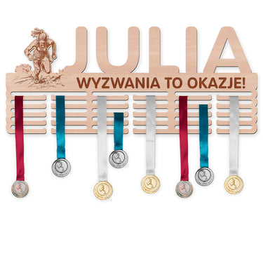 Wieszak na medale - Wyścigi z przeszkodami, kobieta