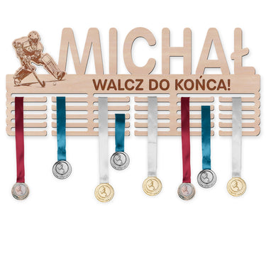 Wieszak na medale - Hokej na trawie, bramkarz mężczyzna