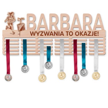 Wieszak na medale - Bieg na orientację, kobieta
