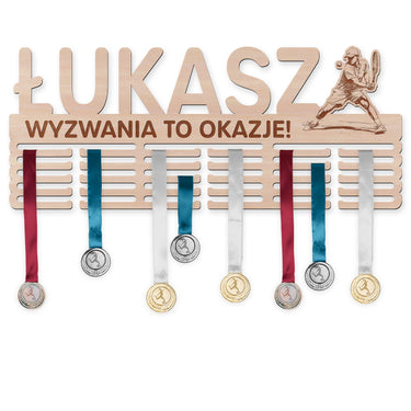 Wieszak na medale - Tenis, mężczyzna