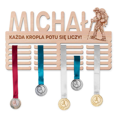Wieszak na medale - Wędrówki górskie, mężczyzna