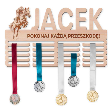Wieszak na medale - Jeździeckie skoki przez przeszkody, mężczyzna