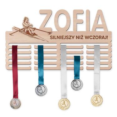Wieszak na medale - Wioślarstwo, kobieta