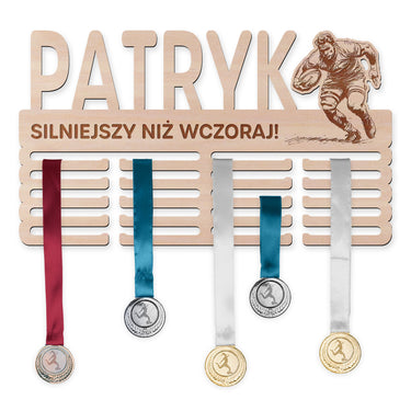 Wieszak na medale - Rugby, mężczyzna