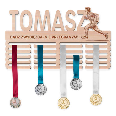Wieszak na medale - Bieganie, mężczyzna