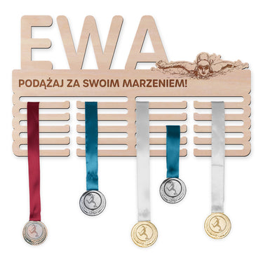 Wieszak na medale - Pływanie, kobieta