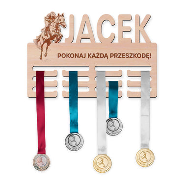 Wieszak na medale - Jeździeckie skoki przez przeszkody, mężczyzna