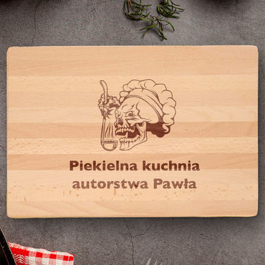 Masywna tablica podarunkowa z grawerem Mistrz kuchni 3