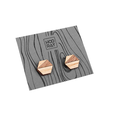 Drewniane kolczyki HOORAY Roble